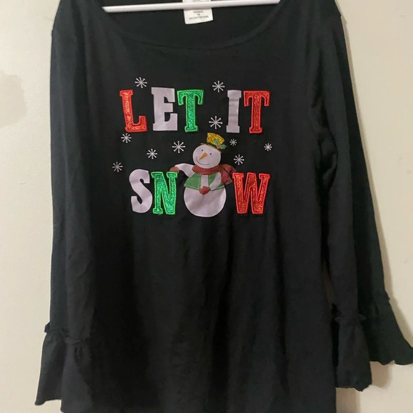 NWT Let it Snow Shirt - Picture 3 of 6